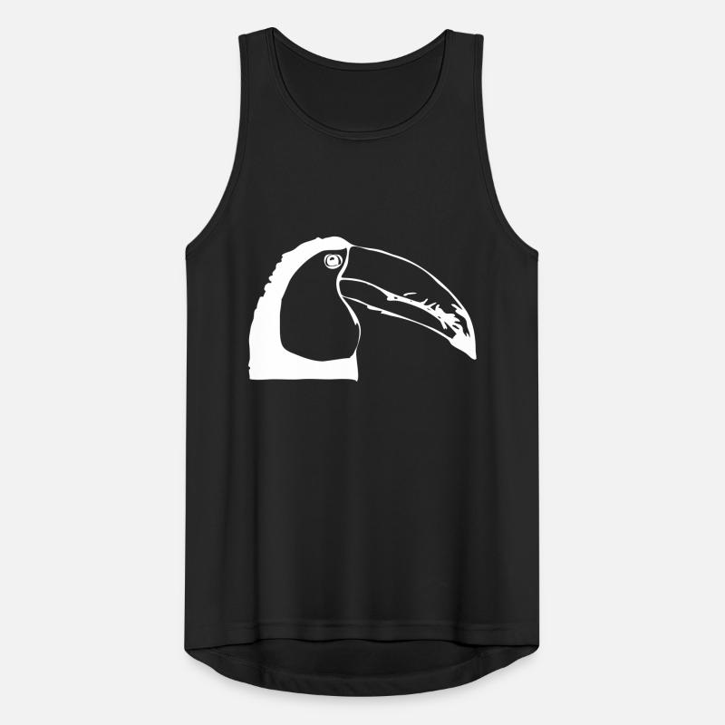 Toucan de profil Débardeur respirant Homme