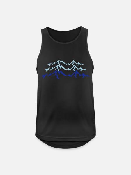 High beautiful mountains - Men's Breathable Tank Top - black