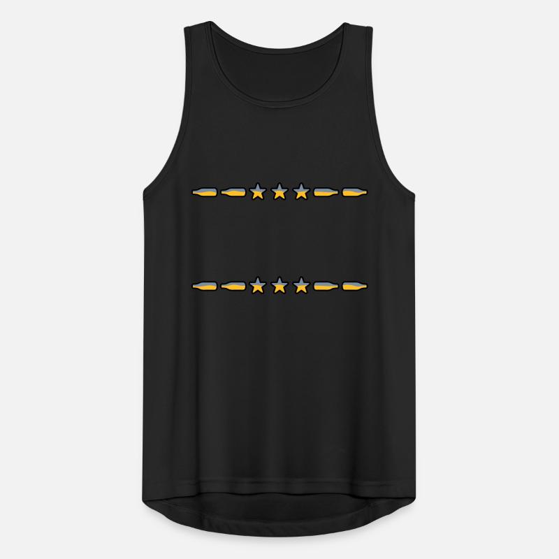 Text Frame Beer Bottles Men's Breathable Tank Top