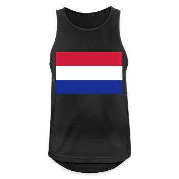 Pays-Bas - Débardeur respirant Homme - noir - Devant - Nick (188cm)
