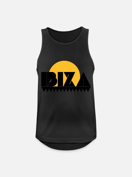 Ibiza - Men's Breathable Tank Top - black