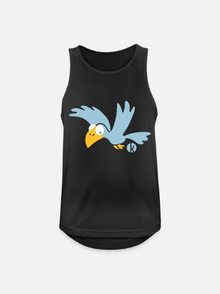 Rabe (c) - Krähe - Men's Breathable Tank Top - black
