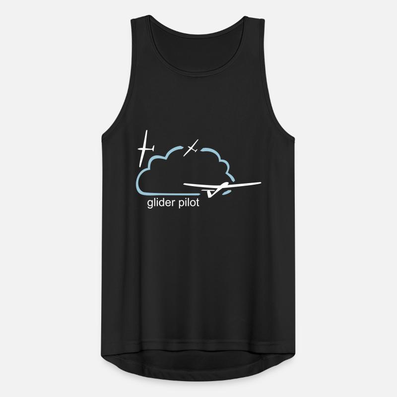 Glider Glider Cloud Pilot Geschenkide Men's Breathable Tank Top