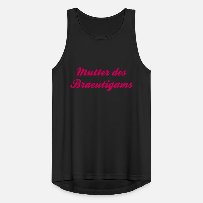 Mutter des Bräutigams by Shirtchef Männer Tank Top atmungsaktiv