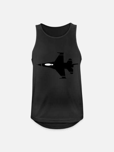 jet flying - Men's Breathable Tank Top - black