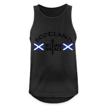 Scotland William Wallace - Men's Breathable Tank Top - black - Front - Nick (188cm)