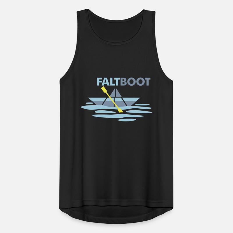 Faltboot 2 Männer Tank Top atmungsaktiv