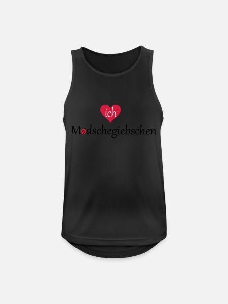 Modschegiebschen - Marienkäfer - Men's Breathable Tank Top - black
