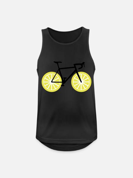 Lemon bike - Men's Breathable Tank Top - black