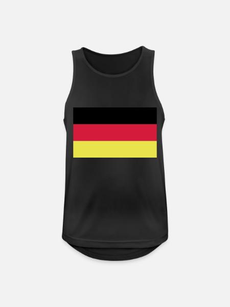 Germany - Men's Breathable Tank Top - black