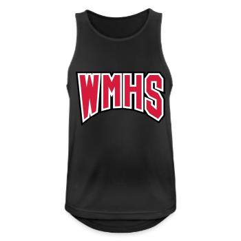 WMHS - Men's Breathable Tank Top - black - Front - Nick (188cm)