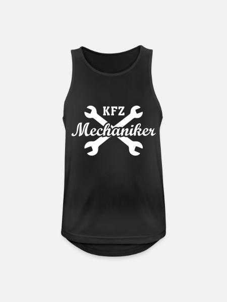 KFZ Mechaniker - Männer Tank Top atmungsaktiv - Schwarz