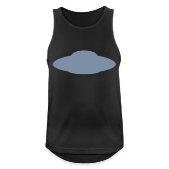 OVNI Soucoupe volante Aliens - Débardeur respirant Homme - noir - Devant - Nick (188cm)