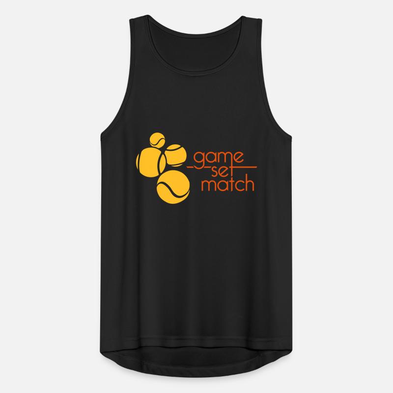 GAME SET MATCH Men's Breathable Tank Top