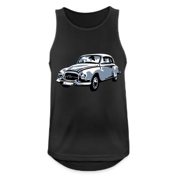 Horch, Auto Union 1000 - Débardeur respirant Homme - noir - Devant - Nick (188cm)