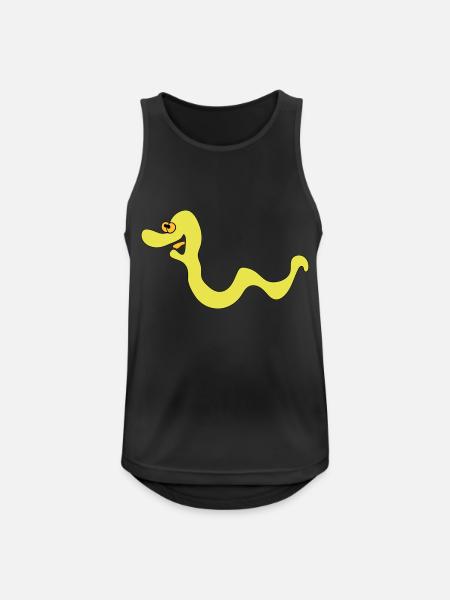 wormy - Men's Breathable Tank Top - black