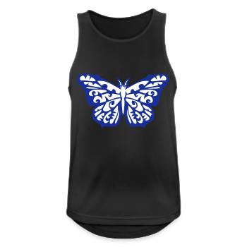 tribal butterfly - Men's Breathable Tank Top - black - Front - Nick (188cm)