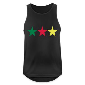 stars - Débardeur respirant Homme - noir - Devant - Nick (188cm)