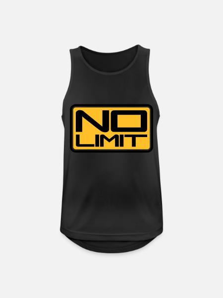 No Limit Shield - Men's Breathable Tank Top - black