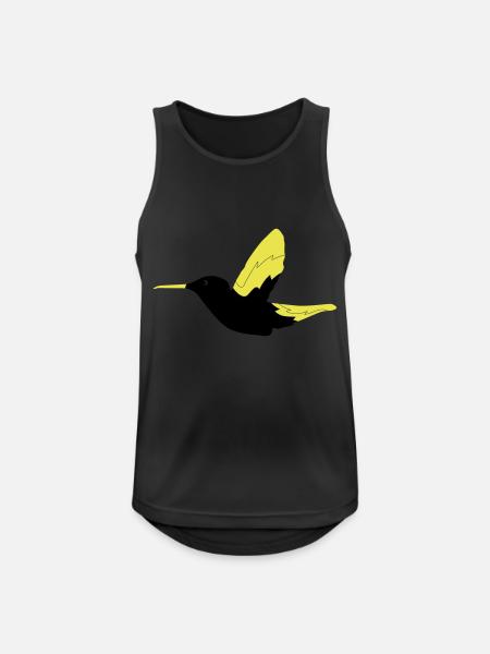 Hummingbird Bird - Men's Breathable Tank Top - black