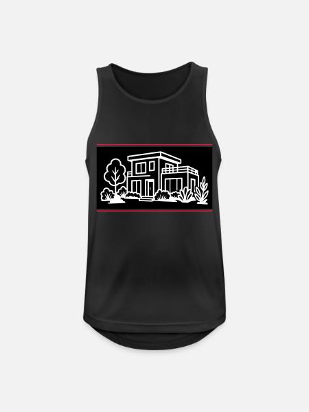 House Villa Property - Men's Breathable Tank Top - black