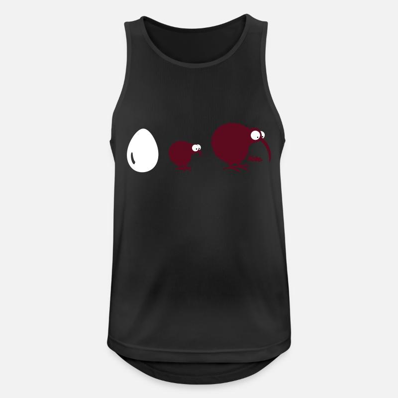 Kiwilution (c) - Men's Breathable Tank Top - black