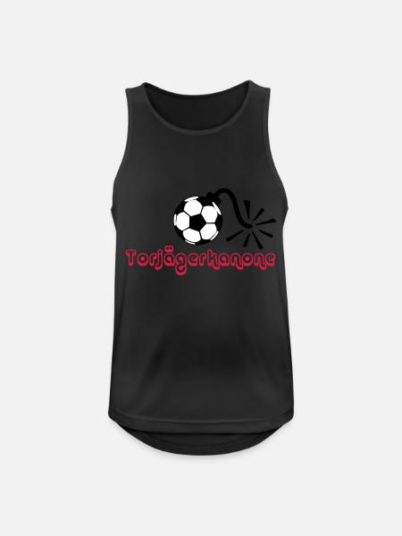 torjägerkanone - Männer Tank Top atmungsaktiv - Schwarz