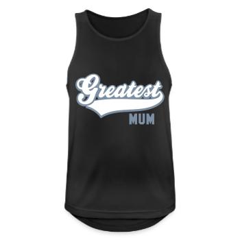 Le plus grand 2C MUM - Débardeur respirant Homme - noir - Devant - Nick (188cm)