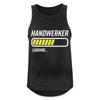 Handwerker Humor Geschenk - Männer Tank Top atmungsaktiv - Schwarz - Vorne - Nick (188cm)