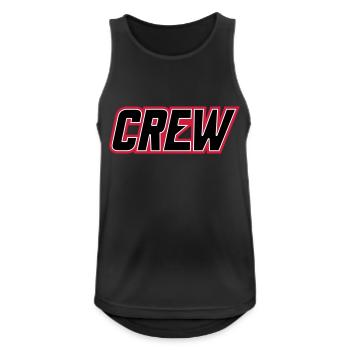 Crew - Männer Tank Top atmungsaktiv - Schwarz - Vorne - Nick (188cm)