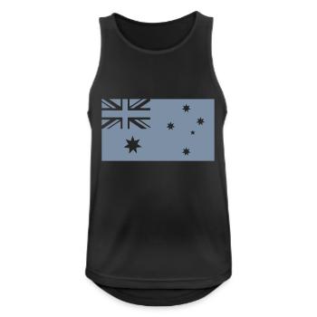 Australia - Men's Breathable Tank Top - black - Front - Nick (188cm)