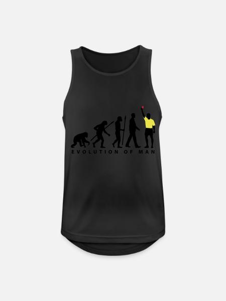 Evolution Schiedsrichter 12_2017-02.eps - Männer Tank Top atmungsaktiv - Schwarz