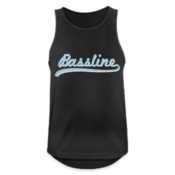 Bassline / Dubstep / Techno / Bass - Men's Breathable Tank Top - black - Front - Nick (188cm)
