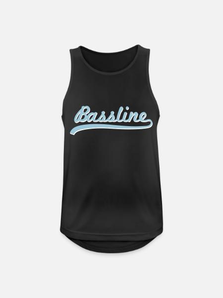 Bassline / Dubstep / Techno / Bass - Men's Breathable Tank Top - black