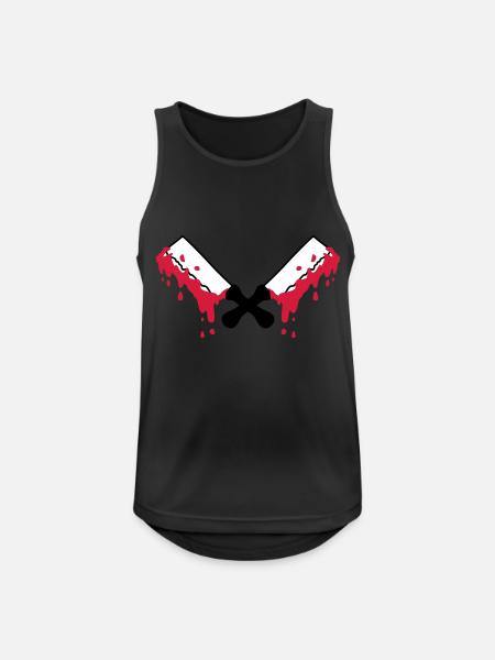 bloody_cleavers - Men's Breathable Tank Top - black