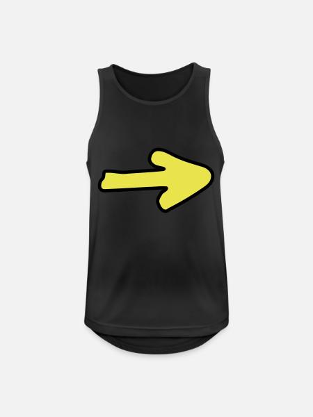 Arrow XIIa - Men's Breathable Tank Top - black