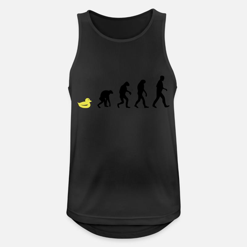 ducky evolution - Men's Breathable Tank Top - black