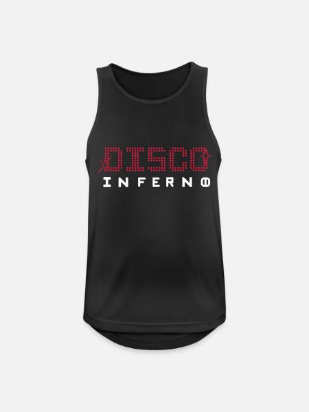 Disco Inferno - Men's Breathable Tank Top - black