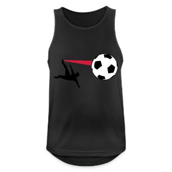 de soccer - Débardeur respirant Homme - noir - Devant - Nick (188cm)