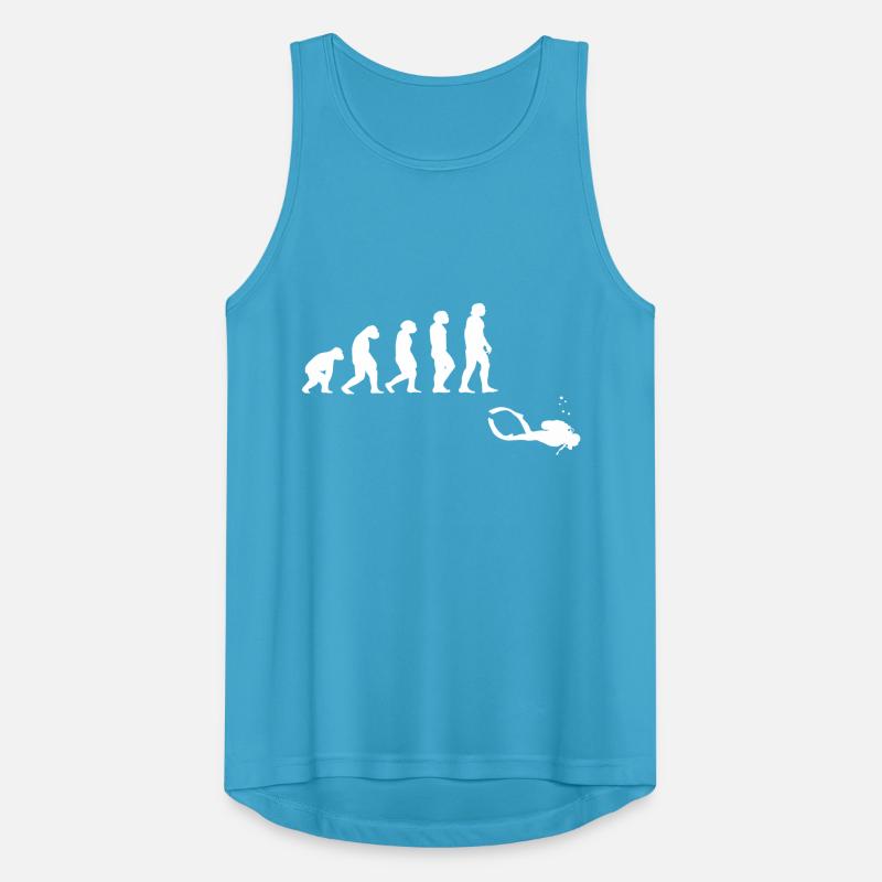 Evolution diving with a device Men's Breathable Tank Top