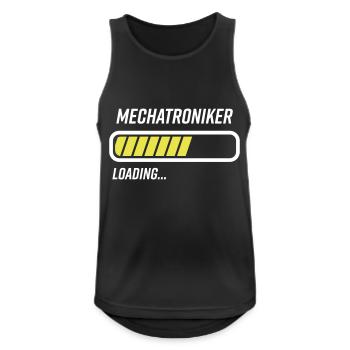 Mechatroniker Loading Ladebalken - Männer Tank Top atmungsaktiv - Schwarz - Vorne - Nick (188cm)