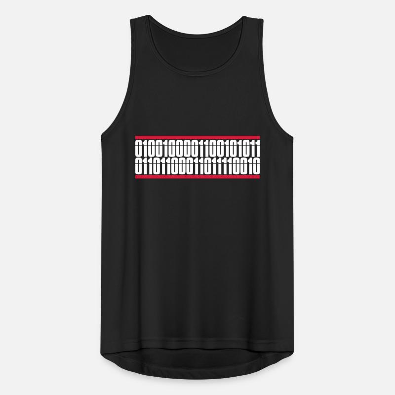 Binär Code Programm Sprache Männer Tank Top atmungsaktiv