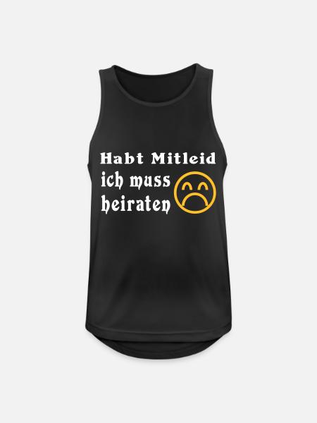 wedding - Men's Breathable Tank Top - black