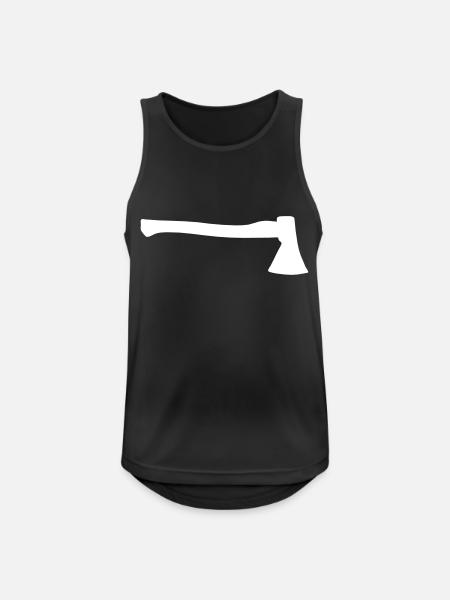 bijl - Mannen tanktop ademend actief - zwart