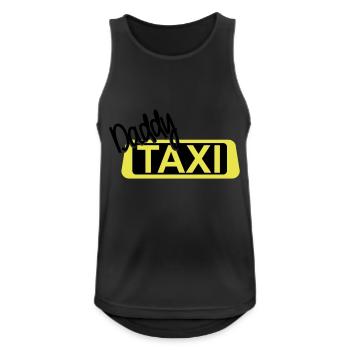 daddy_taxi - Débardeur respirant Homme - noir - Devant - Nick (188cm)
