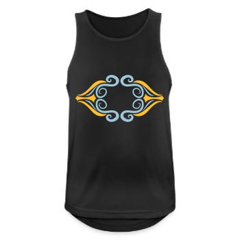 Frame decorative artistic ornament - Men's Breathable Tank Top - black - Front - Nick (188cm)