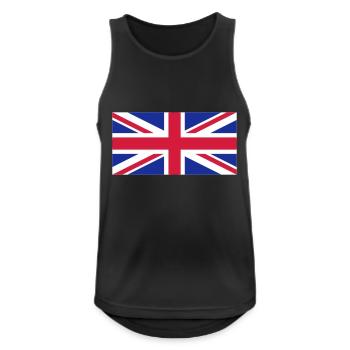 Great Britain - Union Jack - Men's Breathable Tank Top - black - Front - Nick (188cm)