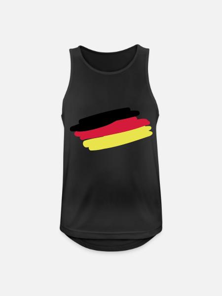 germany_flag_f3 - Débardeur respirant Homme - noir