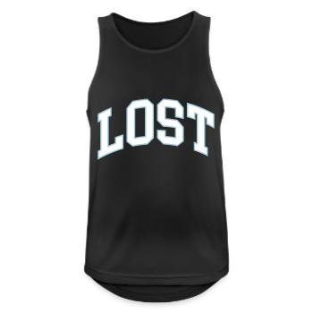 mustard gas - Men's Breathable Tank Top - black - Front - Nick (188cm)