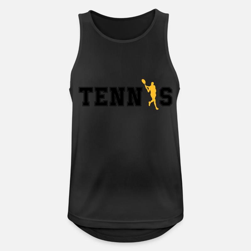 tennis - Men's Breathable Tank Top - black